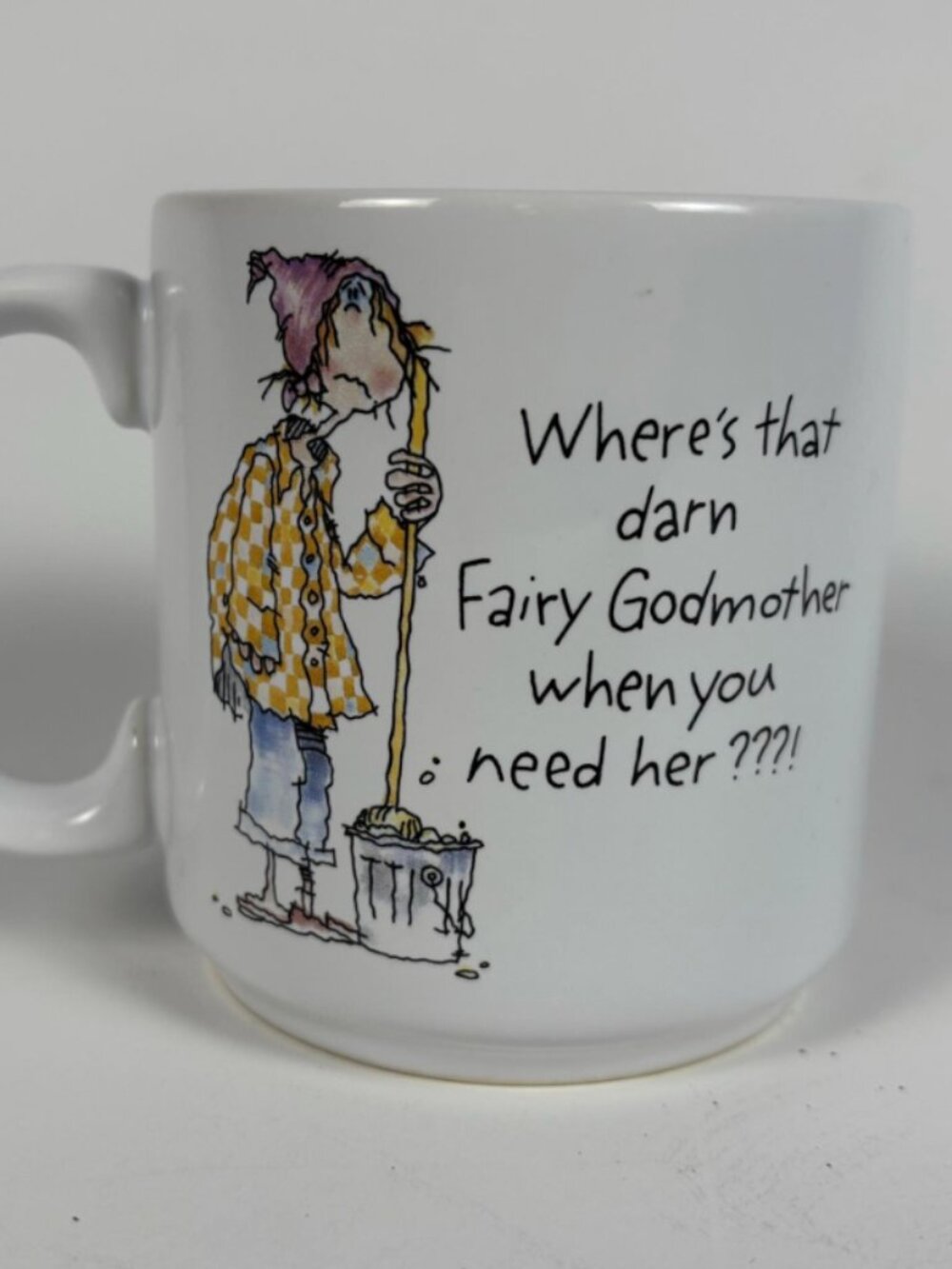 Vintage “Fairy Godmother” Coffee Mug – 1993 Current Inc. Humor Mug
